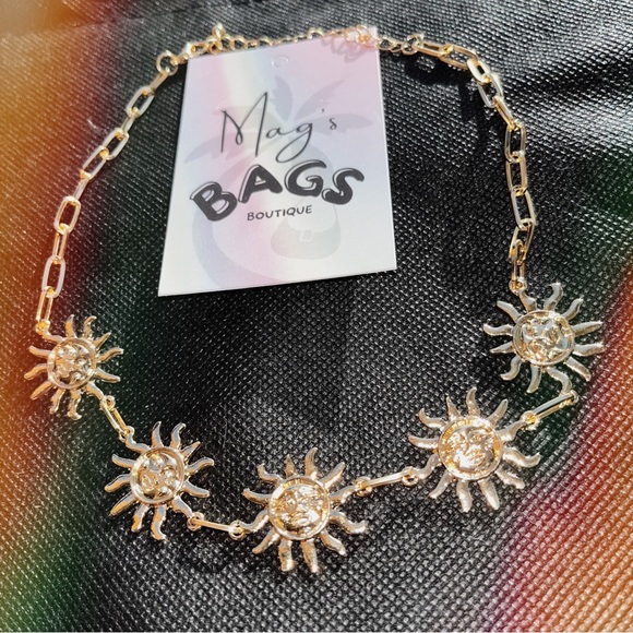 Jewelry - 🌞 Sun Choker Gold Necklace
